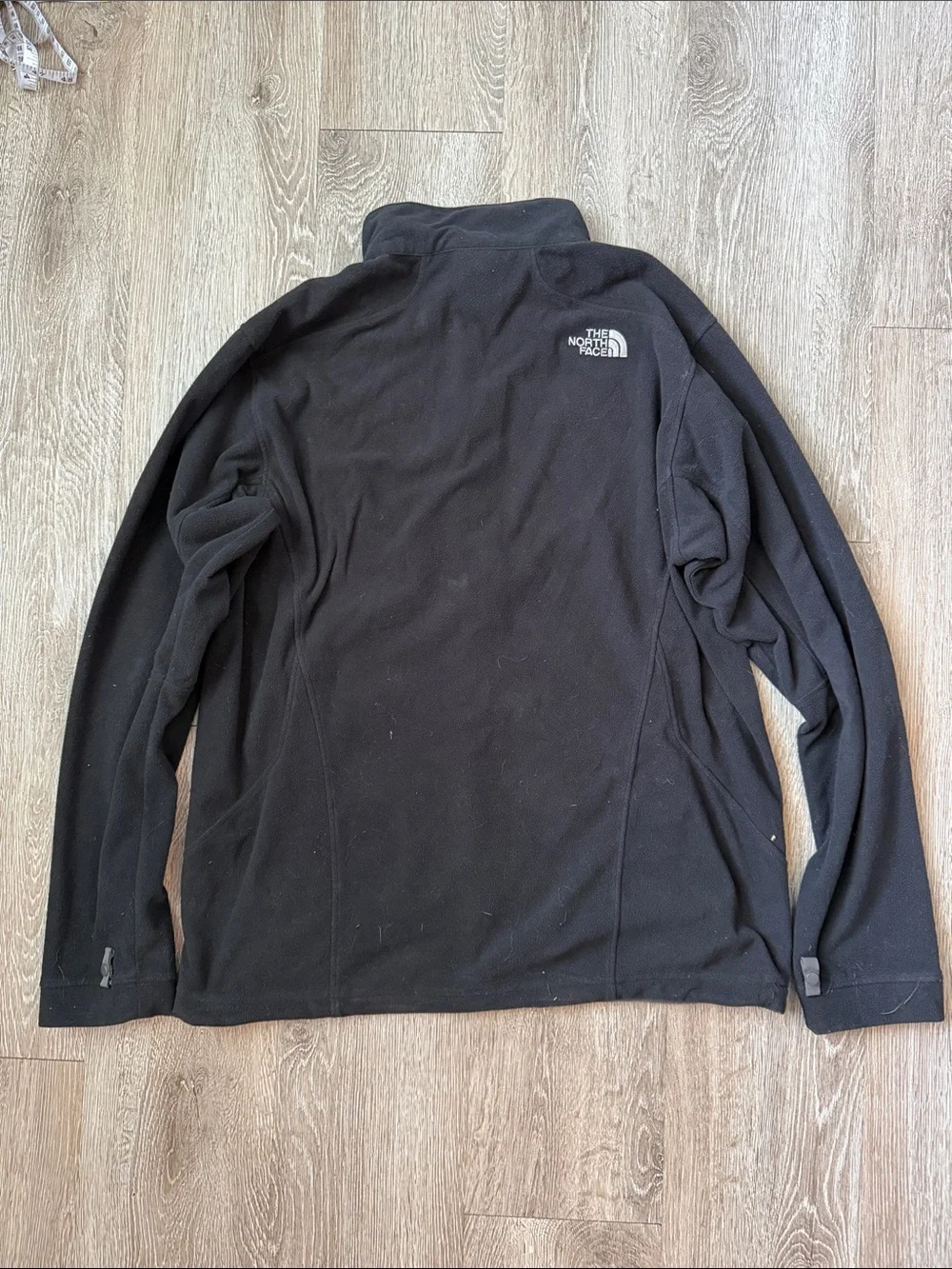 The North Face black  Fleece zip up warm jacket large zip front tka1 outdoors
